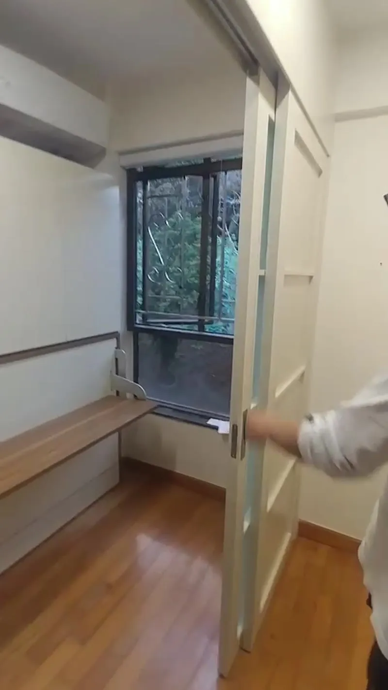 WFH studio wall bed setup in Kwun Tong